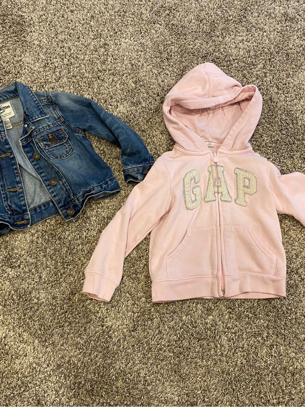OshKosh B'gosh Denim Jacket and Zip Up